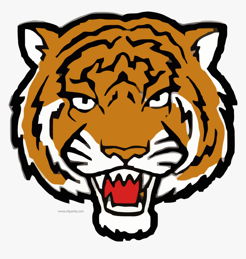 But Angry Tiger Face Clipart Png Image Www - St Philip Catholic Central High School Logo, Transparent Png