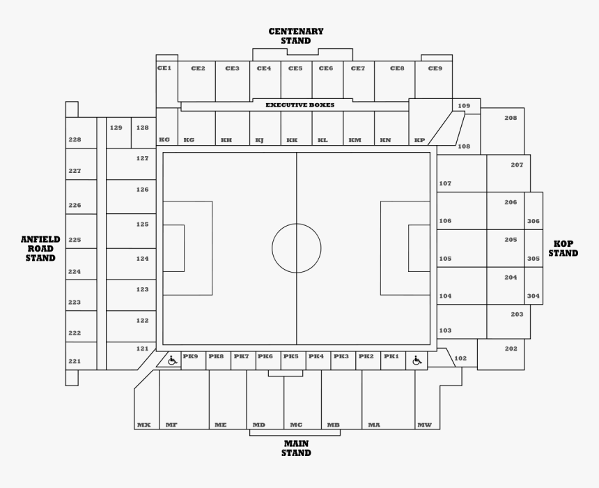 Lower Kenny Dalglish Stand, HD Png Download