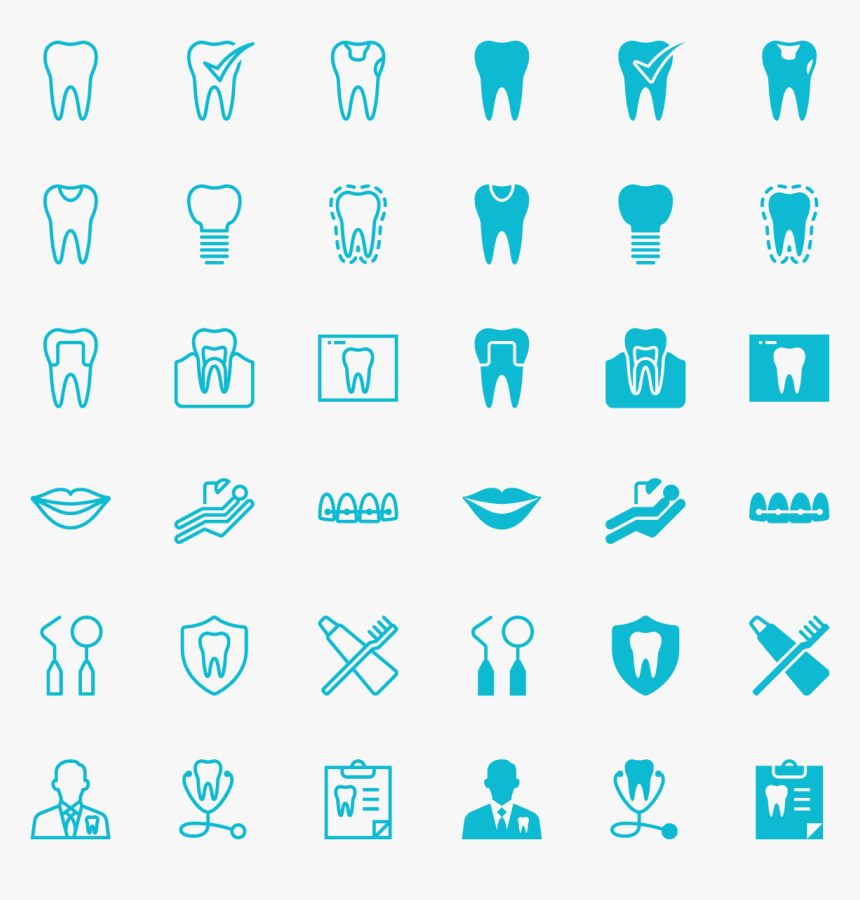 Dental Icons Png, Transparent Png
