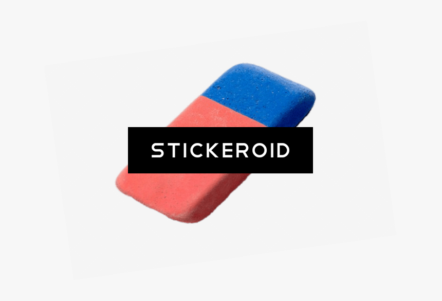 Red And Blue Eraser - Electric Blue, HD Png Download