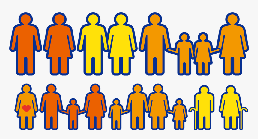 Family Silhouette Icon - Vector Graphics, HD Png Download