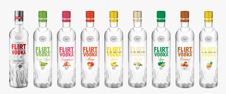 Transparent Vodka Png - Flirt Vodka, Png Download