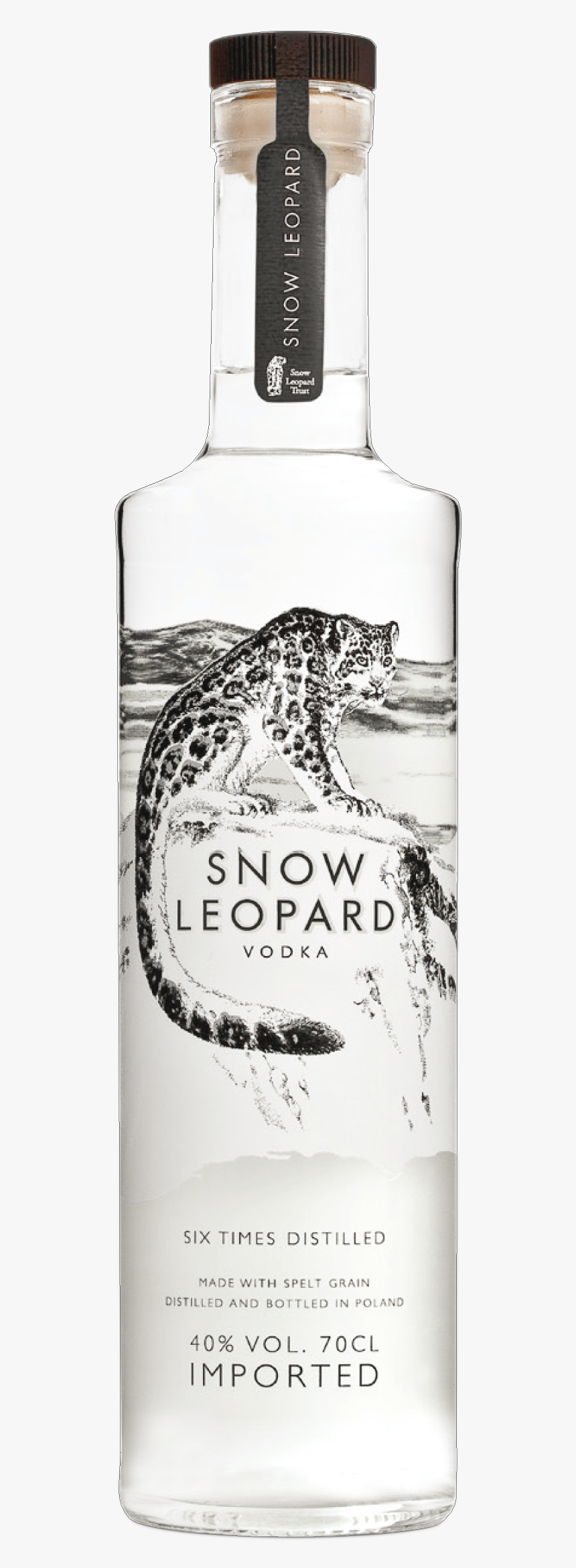 Snow Leopard Vodka 0,7lt, HD Png Download