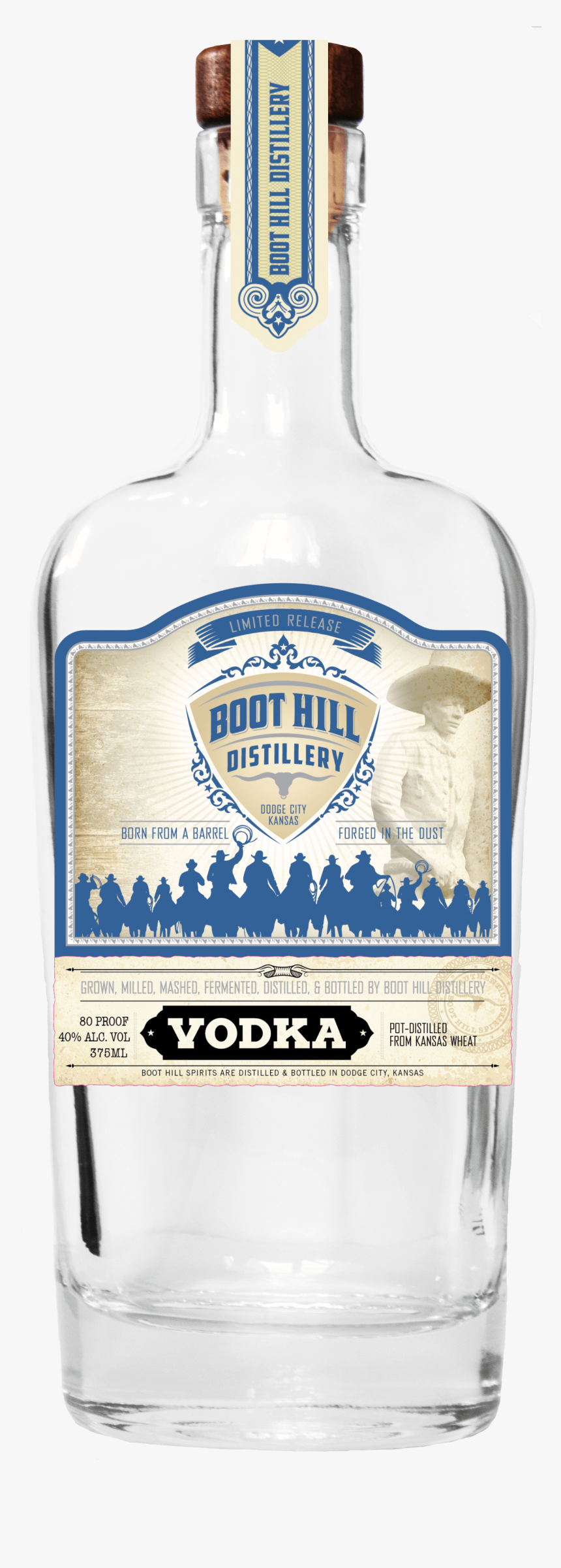 Boot Hill Distillery Vodka, HD Png Download