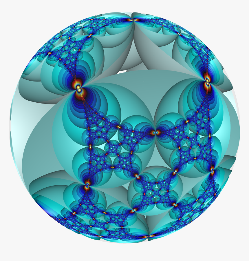 Hyperbolic Honeycomb 4 3 I Poincare - Fractal Art, HD Png Download