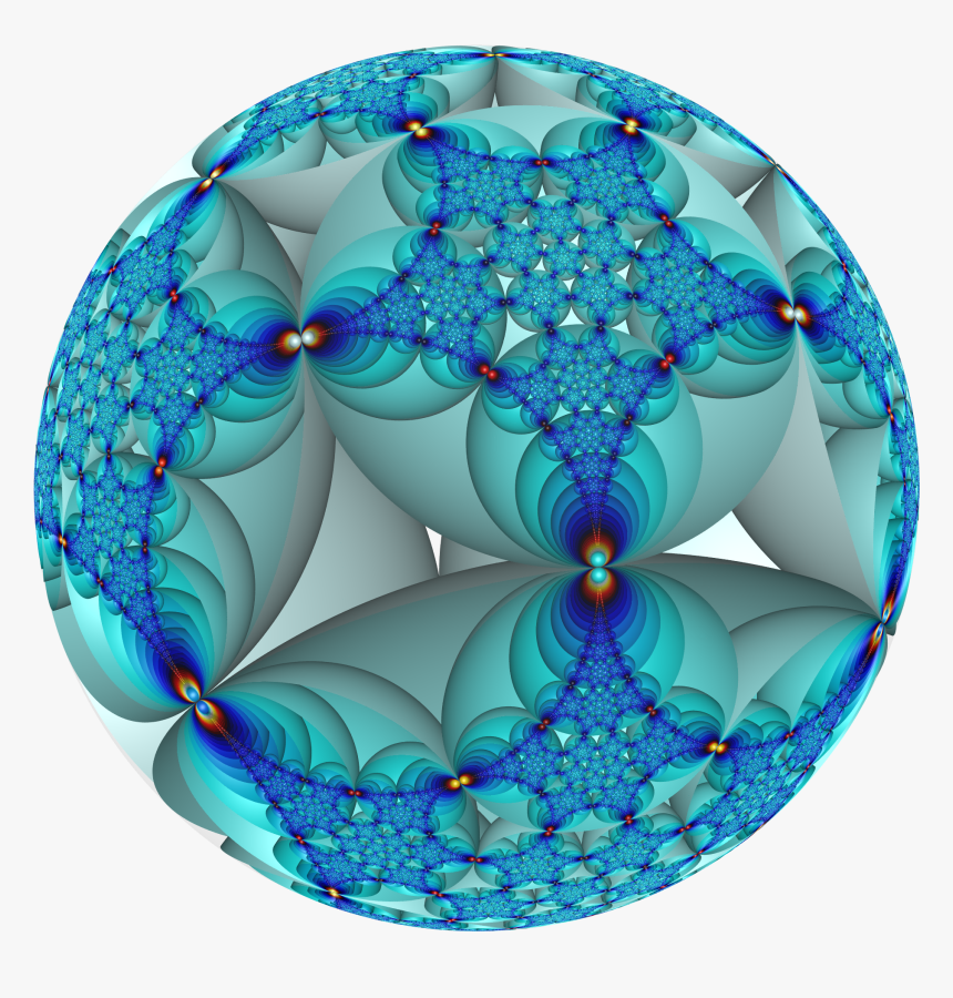 Hyperbolic Honeycomb 5 3 I Poincare - Fractal Art, HD Png Download