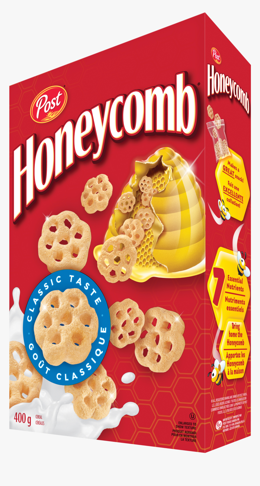 Box Of Honeycomb - Honeycombs Cereal No Background, HD Png Download