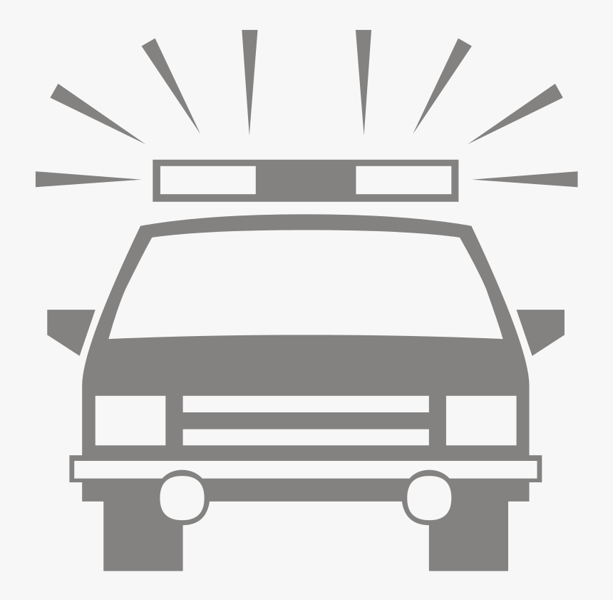 Fire Truck Silhouette Png, Transparent Png