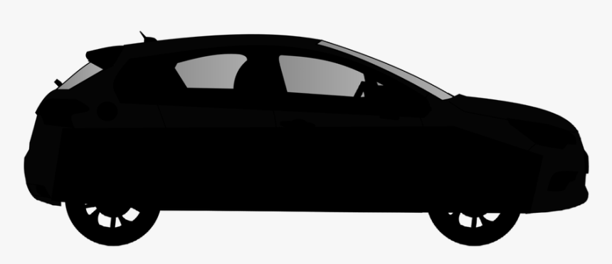 Silhouette, Automobile, Car, Drive, Porsche - City Car, HD Png Download