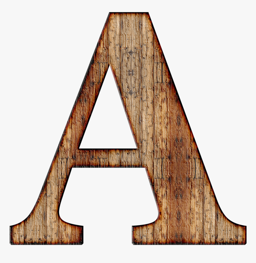Wooden Letter A Png Clipart , Png Download - Wooden Letter A Transparent Background, Png Download