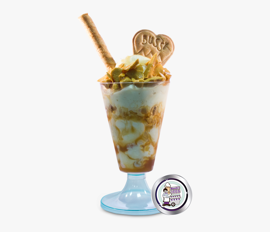 Honeycomb Crunch Sundae - Blue Ice Cream Sundae, HD Png Download