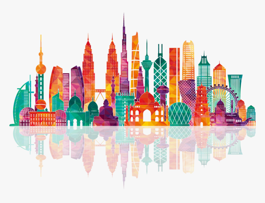 City Silhouette Png, Transparent Png
