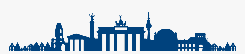 Berlin Silhouette Blue, HD Png Download