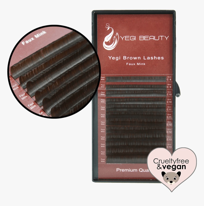 Yegi Brown Classic Faux Mink Lashes - Eye Shadow, HD Png Download