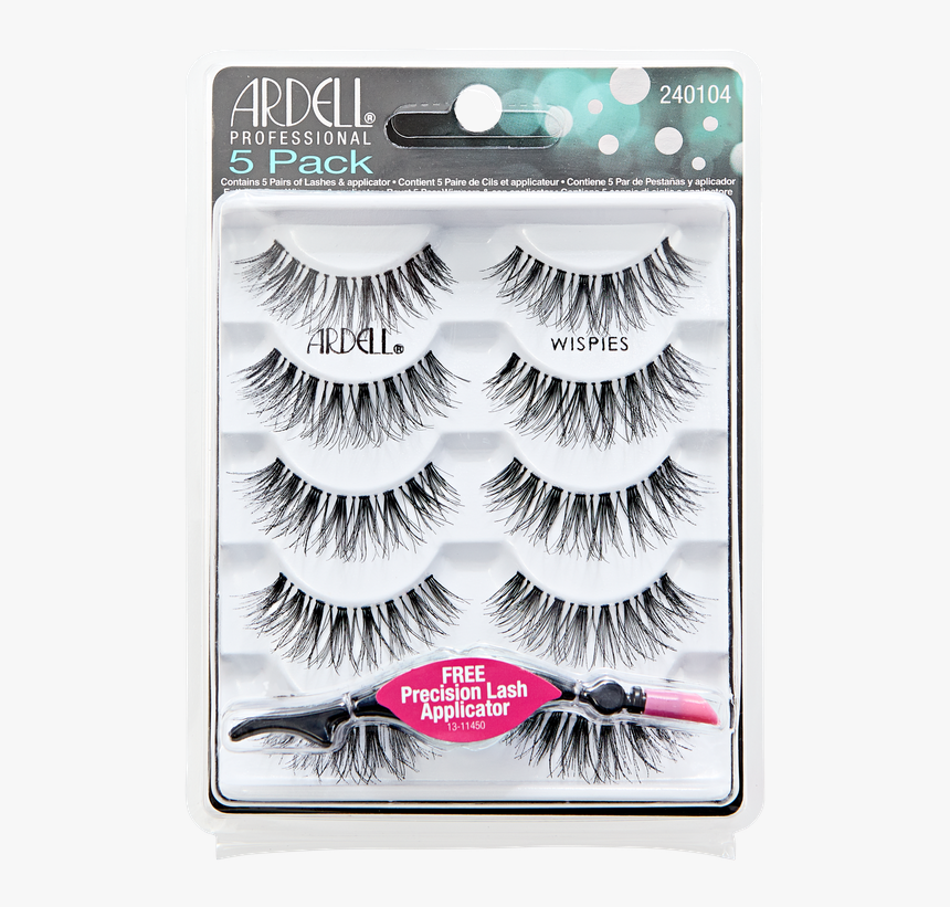 Ardell Lashes Wispies Black 5 Pack, HD Png Download