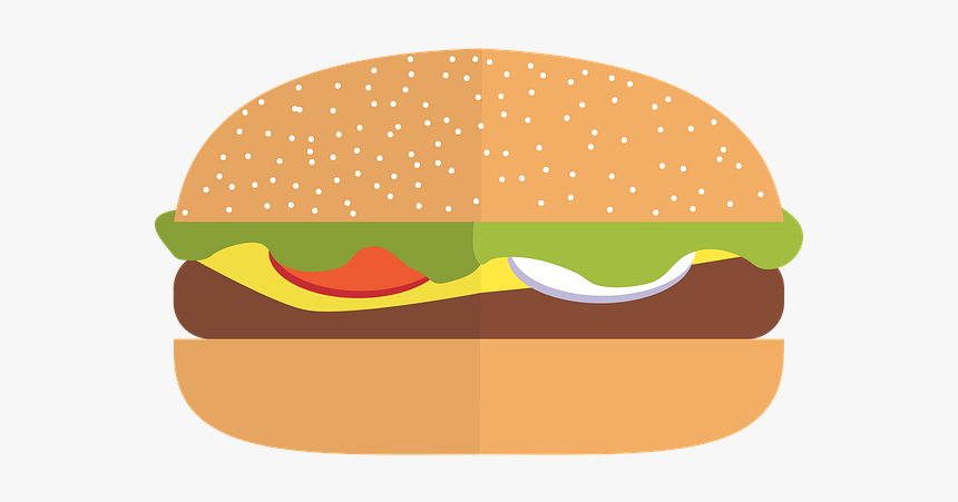 Beef, Burger, Cheese, Hamburger, Bread, Bun, Food - Burger Pommes Clipart, HD Png Download