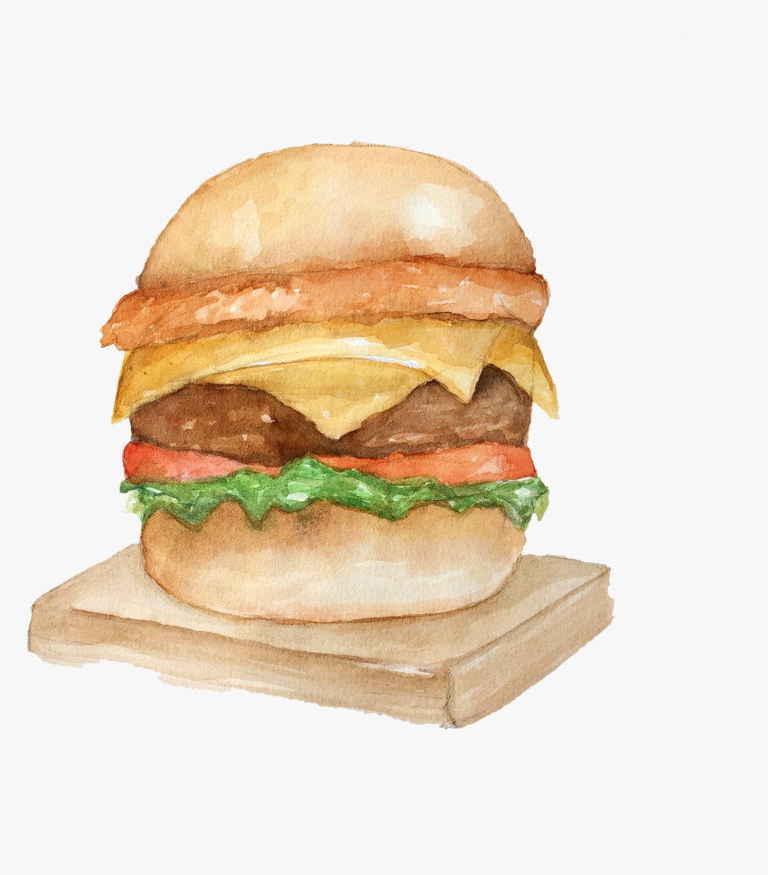 Cheeseburger , Png Download - Fast Food, Transparent Png