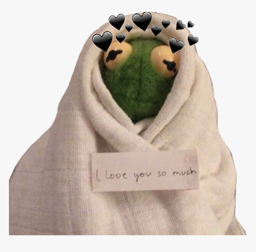 Transparent Kermit Png Kermit In A Blanket, Png Download