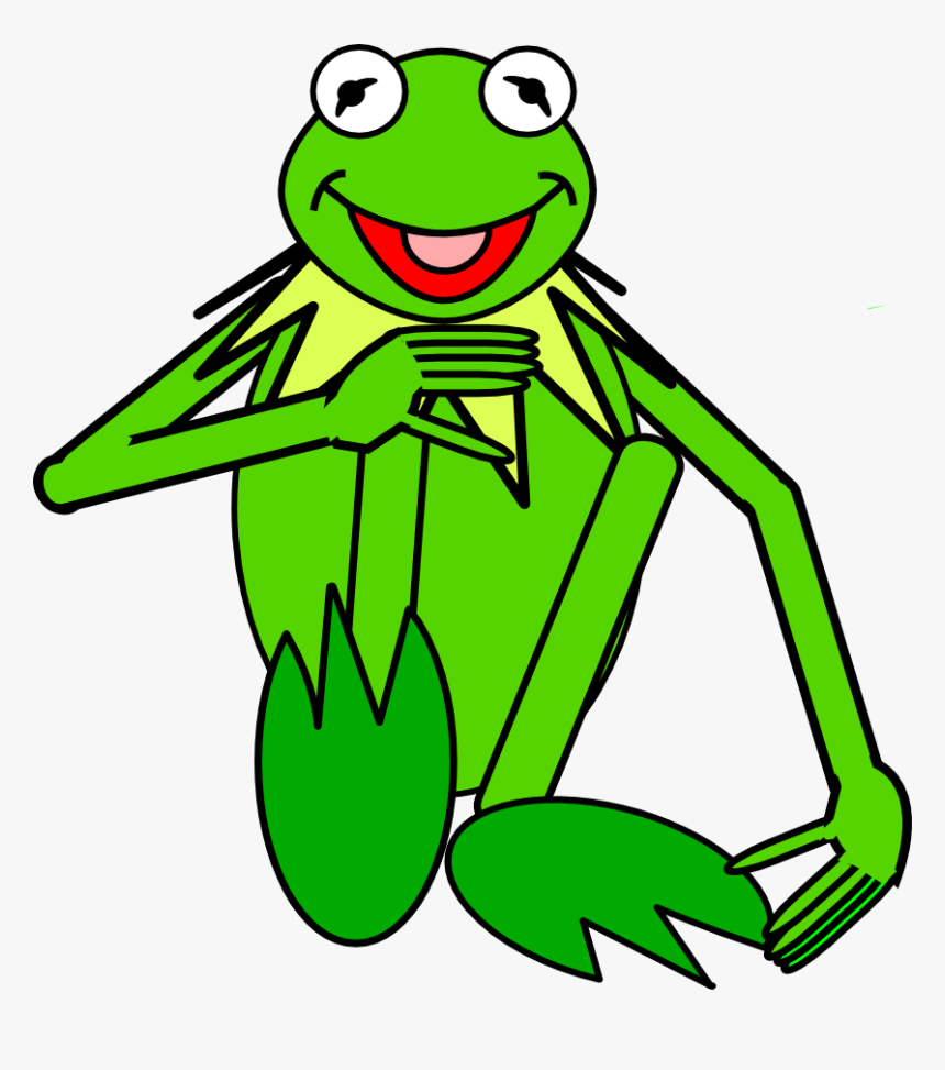 Kermit The Frog Toad True Frog The Muppets - Cartoon, HD Png Download