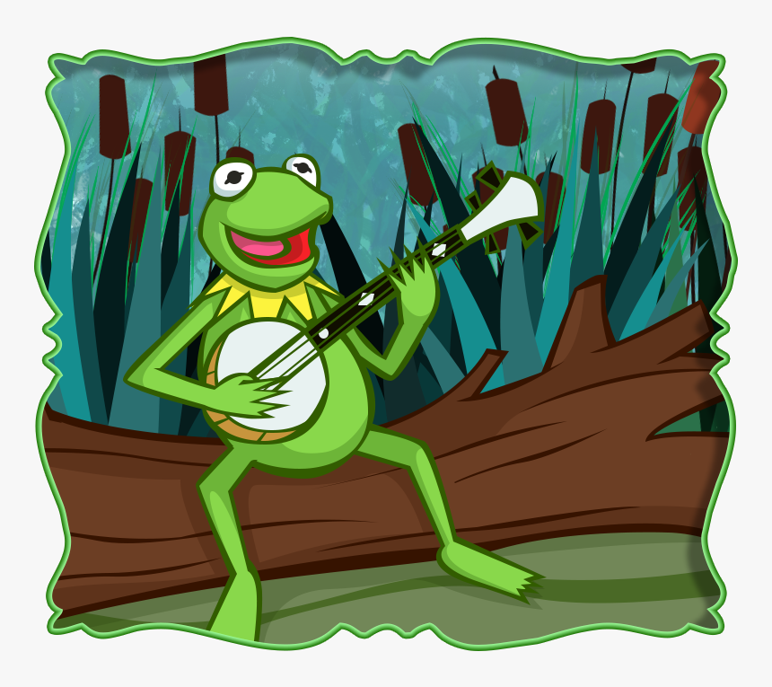 Transparent Kermit The Frog Clipart - Cartoon, HD Png Download