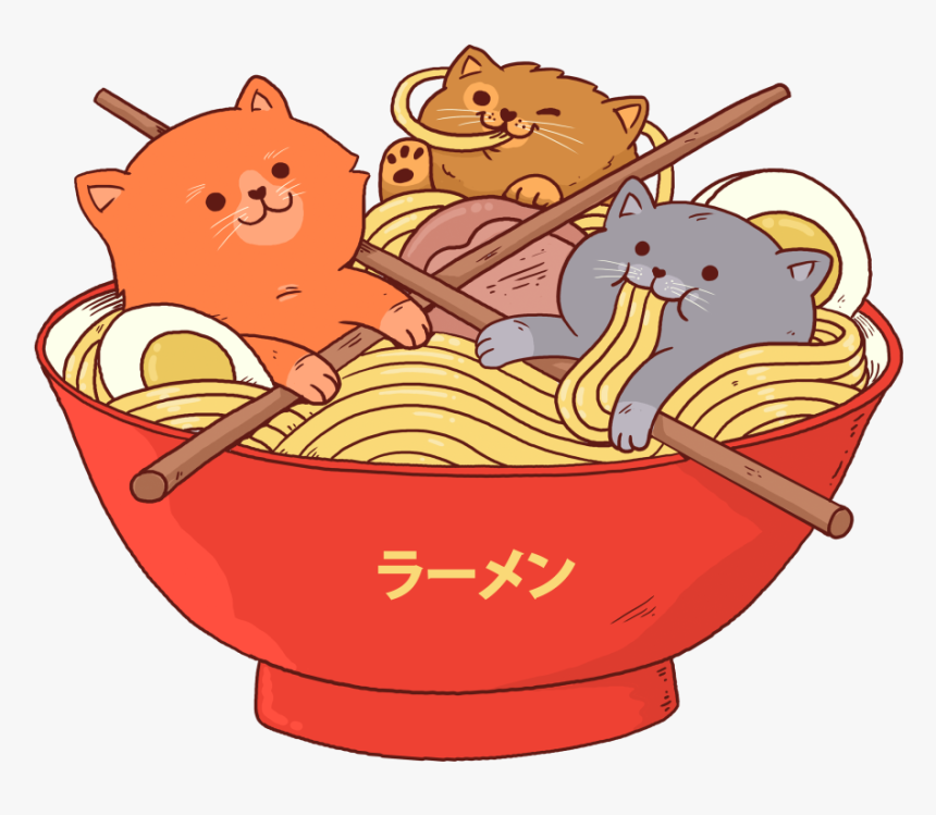 Ramen Cats, HD Png Download