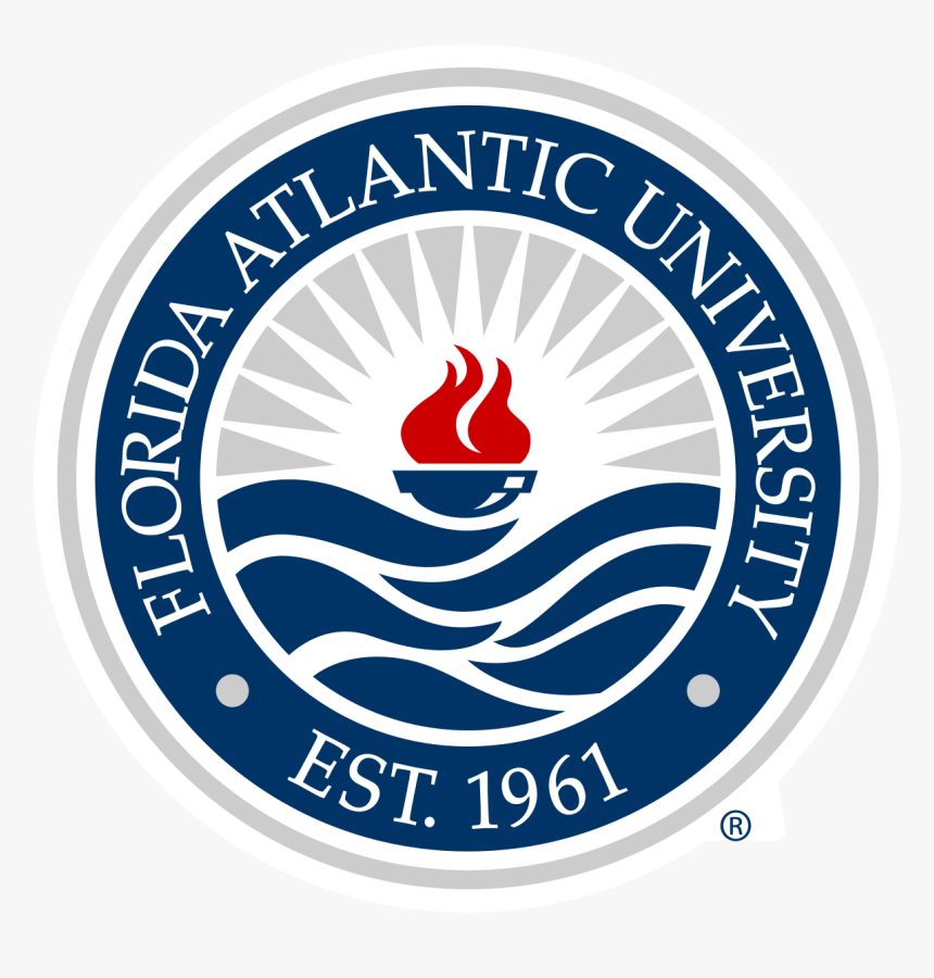1200px-florida Atlantic University Seal - Florida Atlantic University Seal, HD Png Download