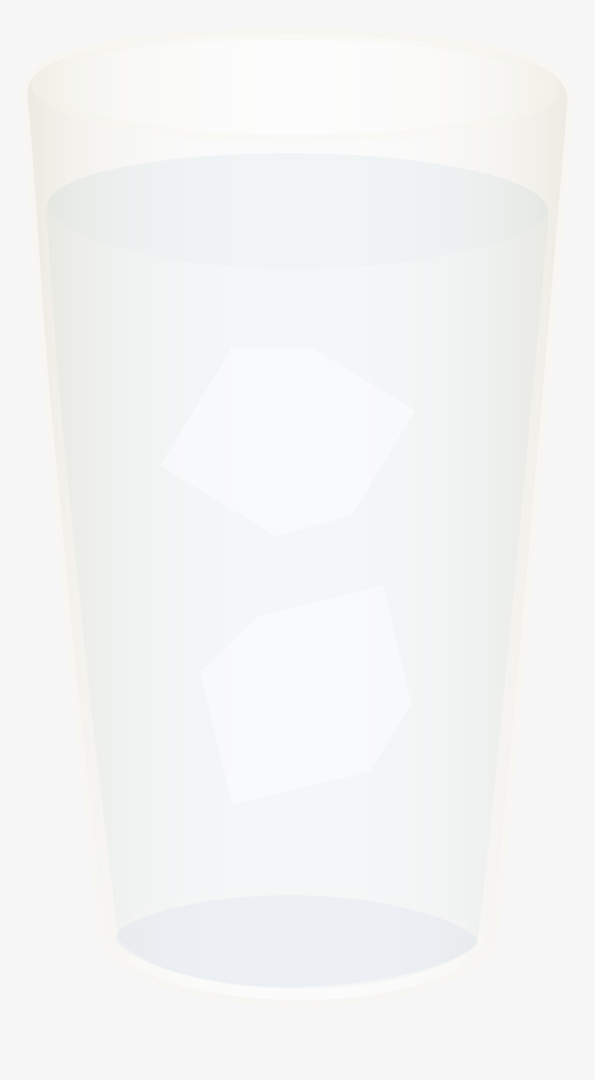 Glass Of Water With Ice Cubes Free Clip Art - Flat Panel Display, HD Png Download