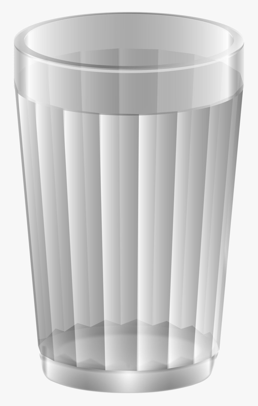 Glass Of Water Clipart Glass Water Stiklin - Clip Art Glass Cup, HD Png Download
