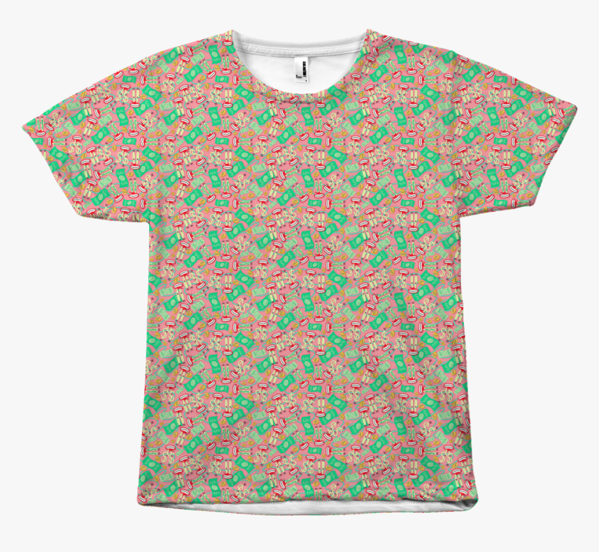 Krabs Spongebob Shirt All Over T-shirt 
 Class - Corgi All Over T Shirt, HD Png Download