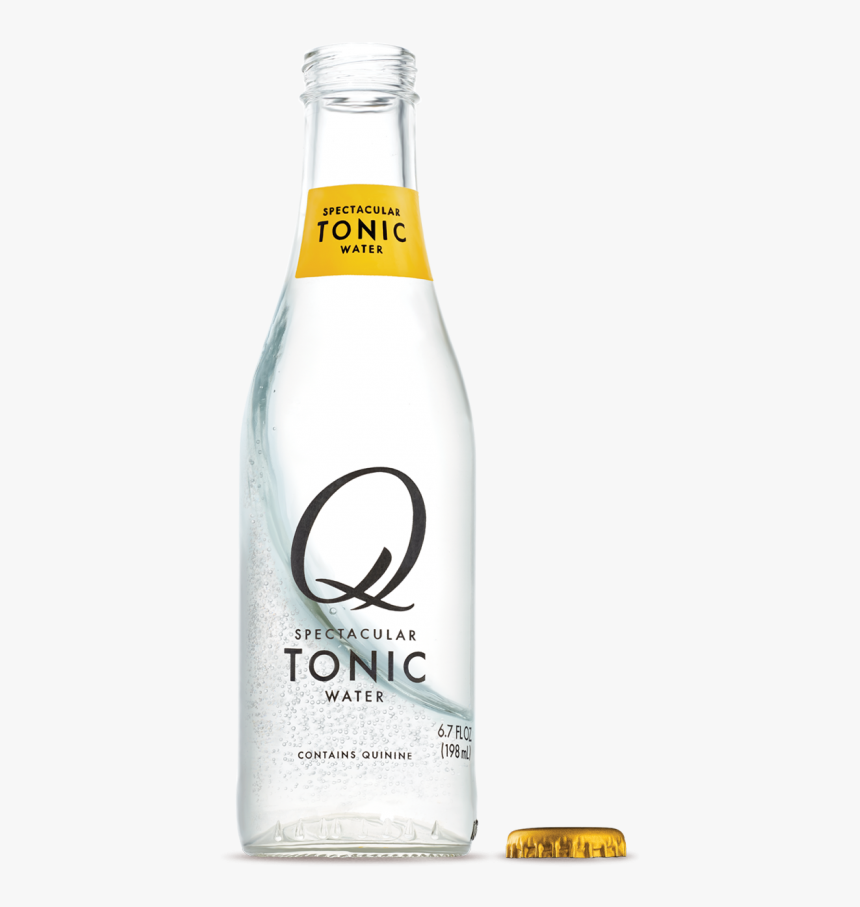 Tonic Water - Glass Bottle, HD Png Download