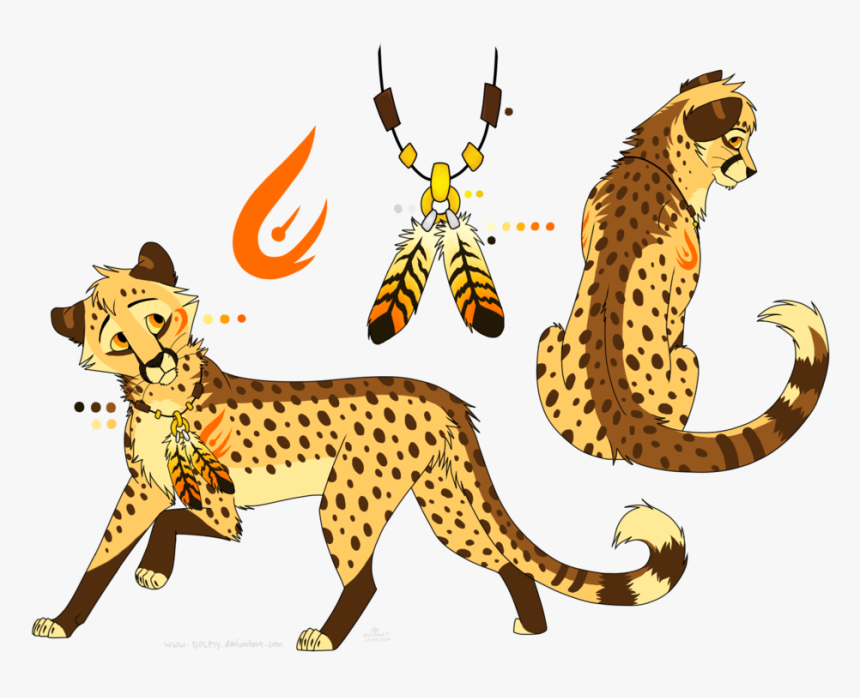 Transparent Chester Cheetah Png - Cheetah Drawing Anime, Png Download
