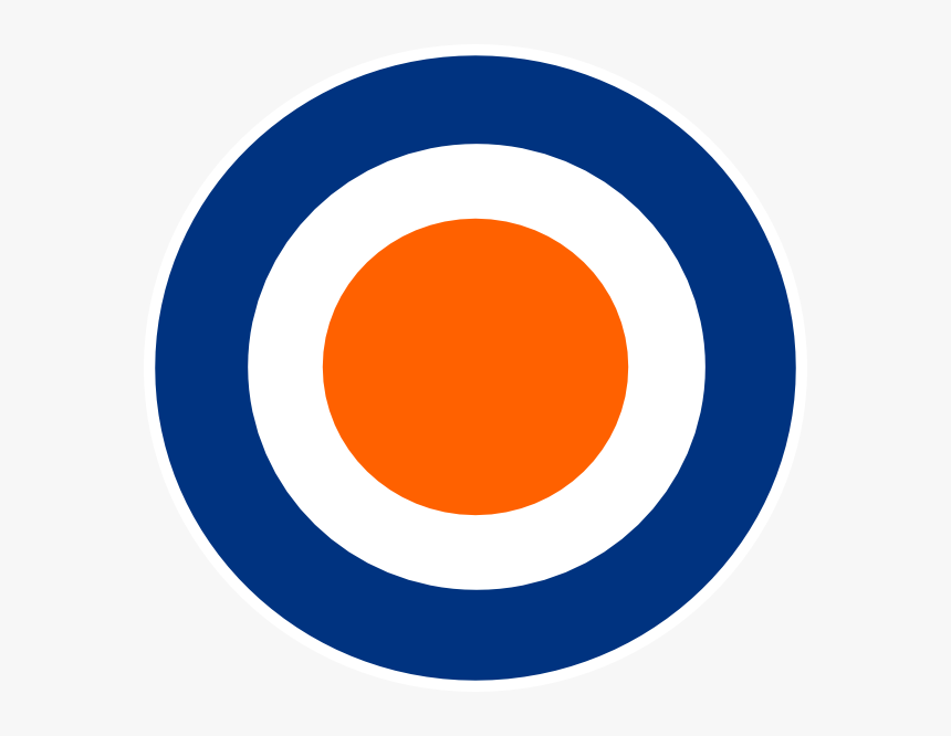 Blue And Orange Bullseye, HD Png Download