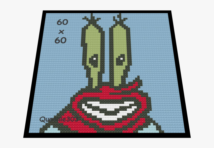 Krabs - Cross-stitch, HD Png Download