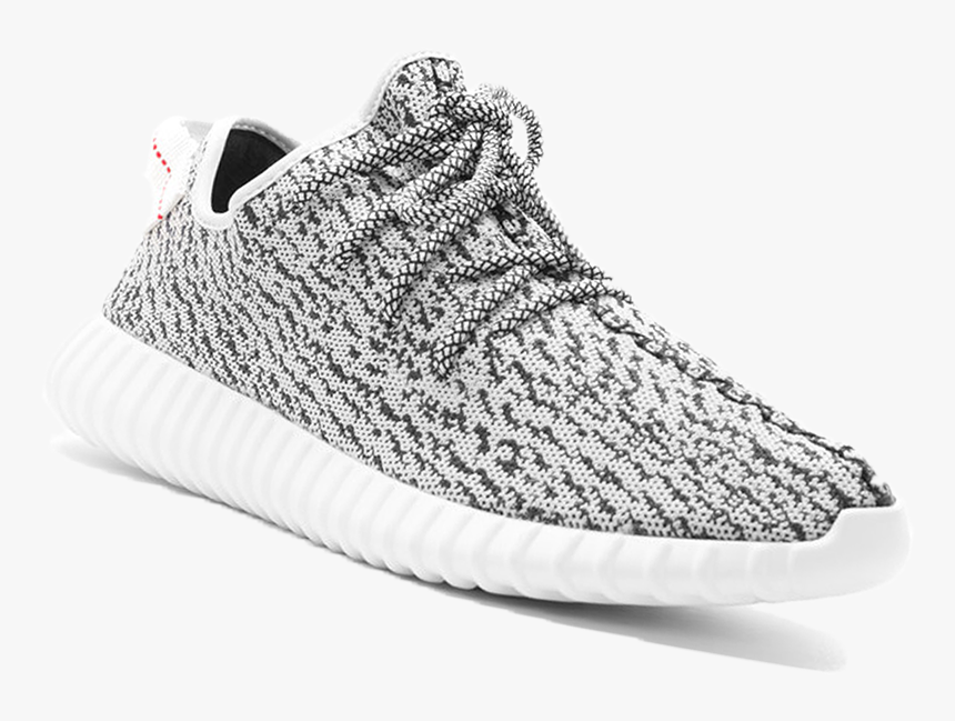 Black And Whit Yeezys Adidas, HD Png Download