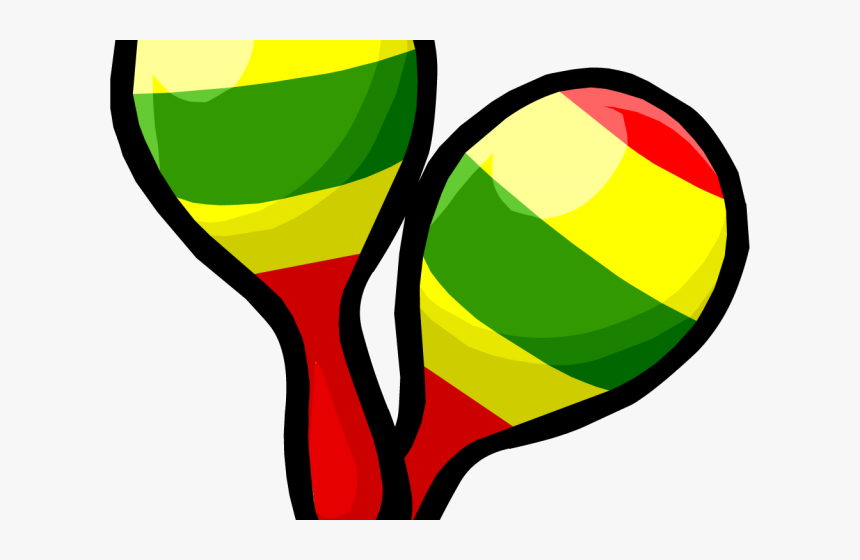 Free Spanish Clip Art - Transparent Background Maracas Clipart, HD Png Download