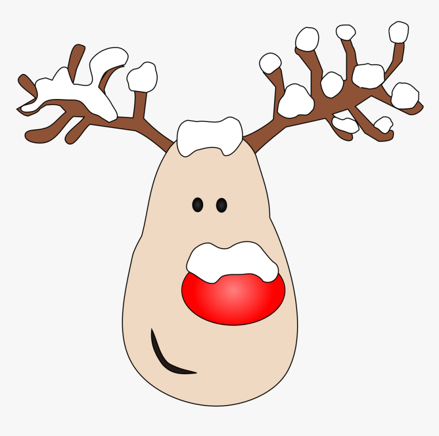 Reindeer Nose Png - Reindeer, Transparent Png