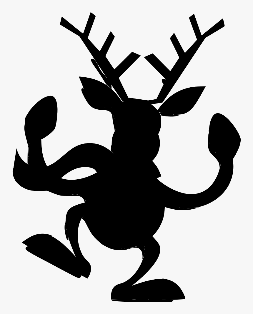 Reindeer Blue Clipart, HD Png Download
