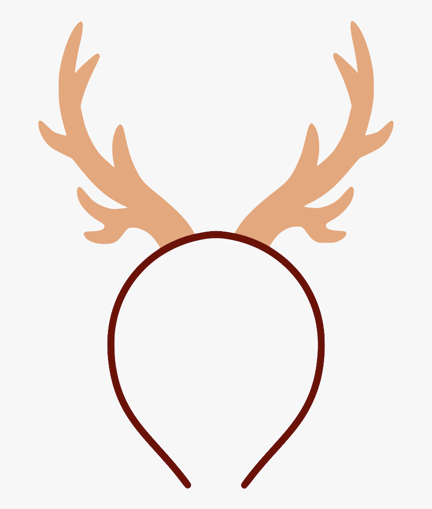 Elsa Reindeer Antler Horn - Deer, HD Png Download
