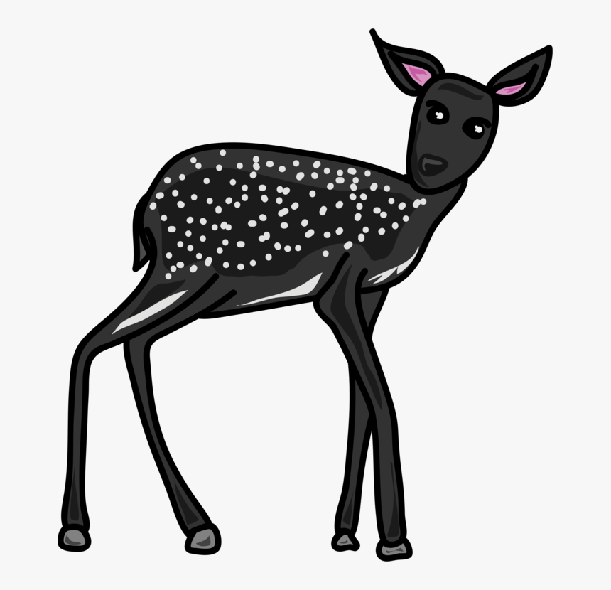 Wildlife,musk Deer,pack Animal - Grey Animals Clip Art, HD Png Download