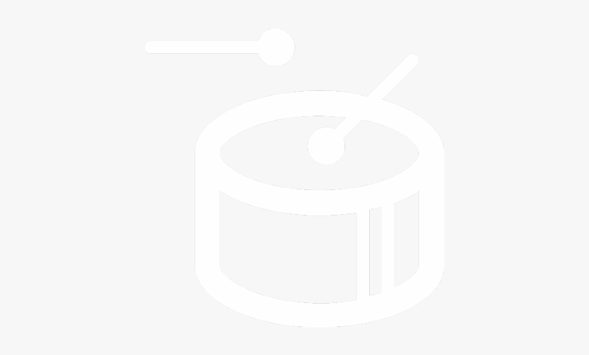 Canadian Recording Studio Edmonton Drums White 2 - Circle, HD Png Download