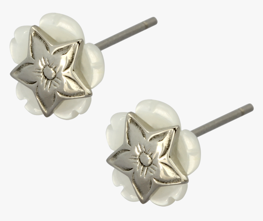 Austaras Hawaiian Flower Star Stud Earrings - Earrings, HD Png Download