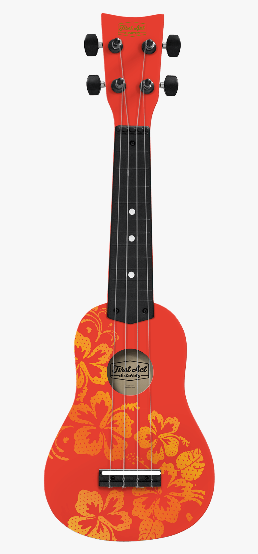 Ukulele With Hawaiian Flowers, HD Png Download