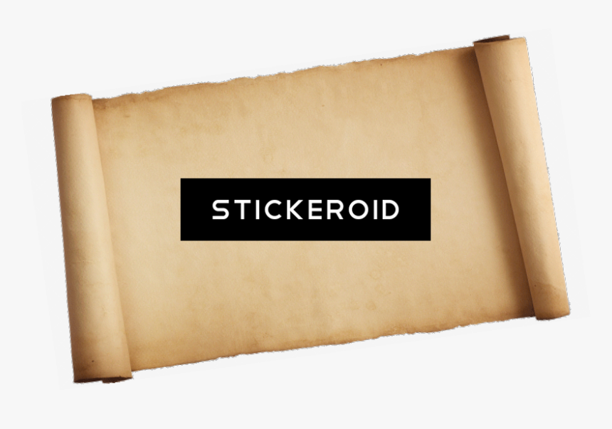 Golden Red Scroll Banner - Scroll, HD Png Download