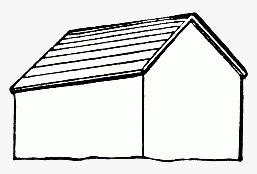 Roof Clipart Outline Free On Transparent Png, Png Download