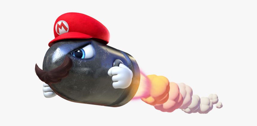 Super Mario Odyssey Bullet Bill, HD Png Download
