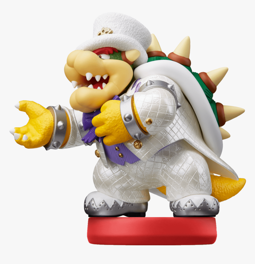 Transparent Super Mario Odyssey Png - Bowser Mario Odyssey Amiibo, Png Download