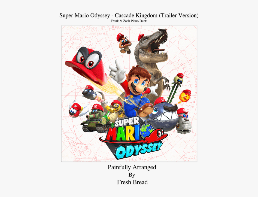 Super Mario Odyssey Poster, HD Png Download