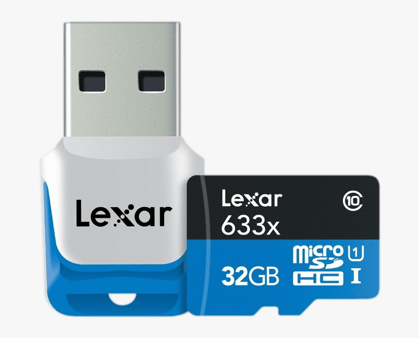 Lexar Micro Sd - Lexar 633x Microsd 32gb, HD Png Download