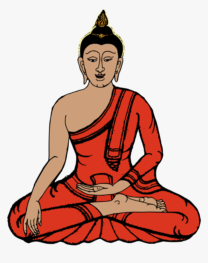 Sitting Buddha “free” Png File Clipart - Buddhism Clipart, Transparent Png