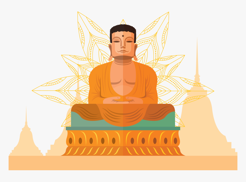 Meditation,fictional Character,guru,zen - Buddha Free Illustration Download, HD Png Download